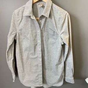 DULUTH TRADING COMPANY | Gray Work flannel/shirt jacket Size M oversized fit